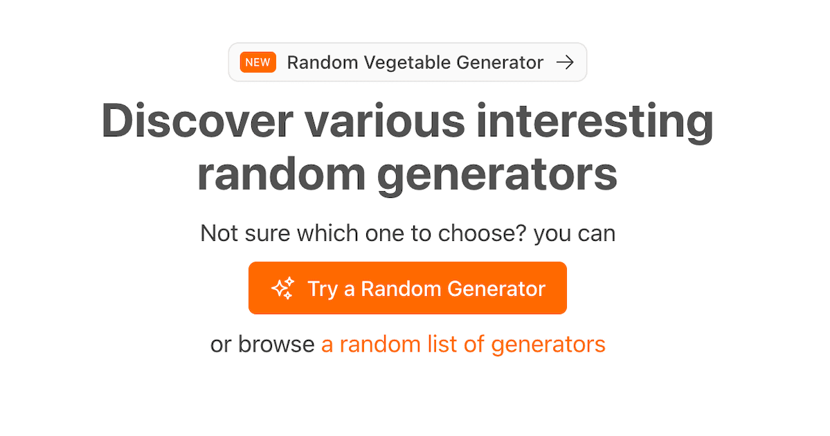Get Random Generator preview 1