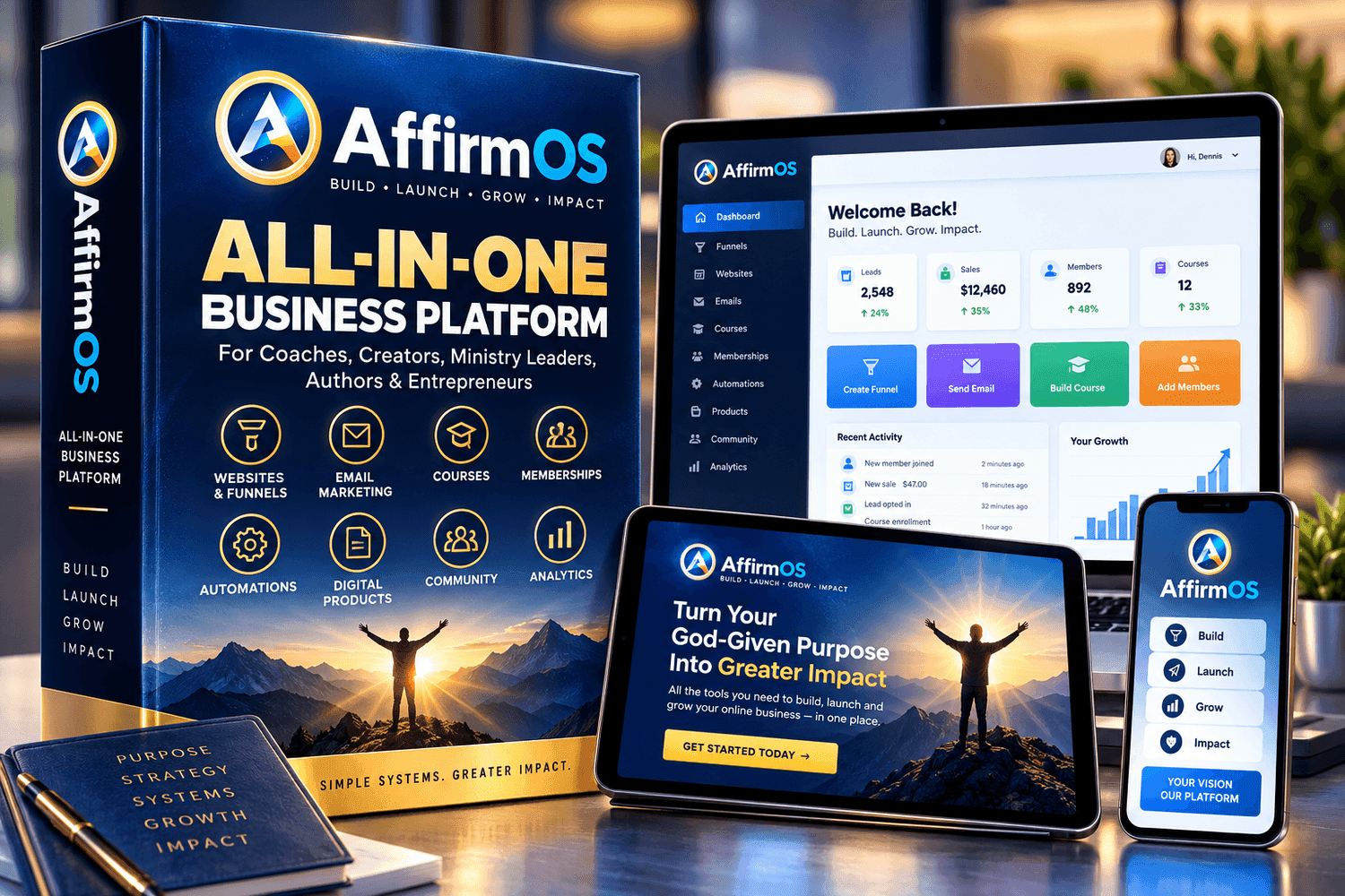 AffirmOS | Faith-Based Business Platform for Coaches preview 1