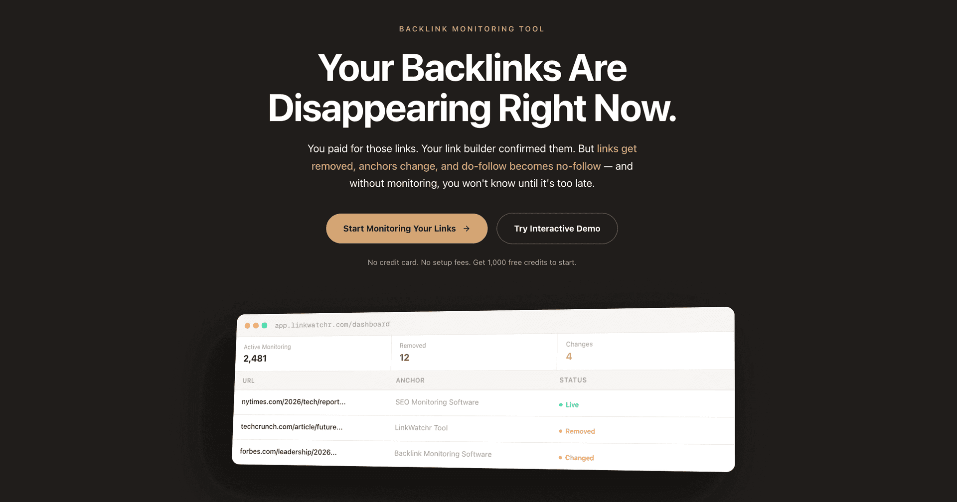 LinkWatchr preview 1