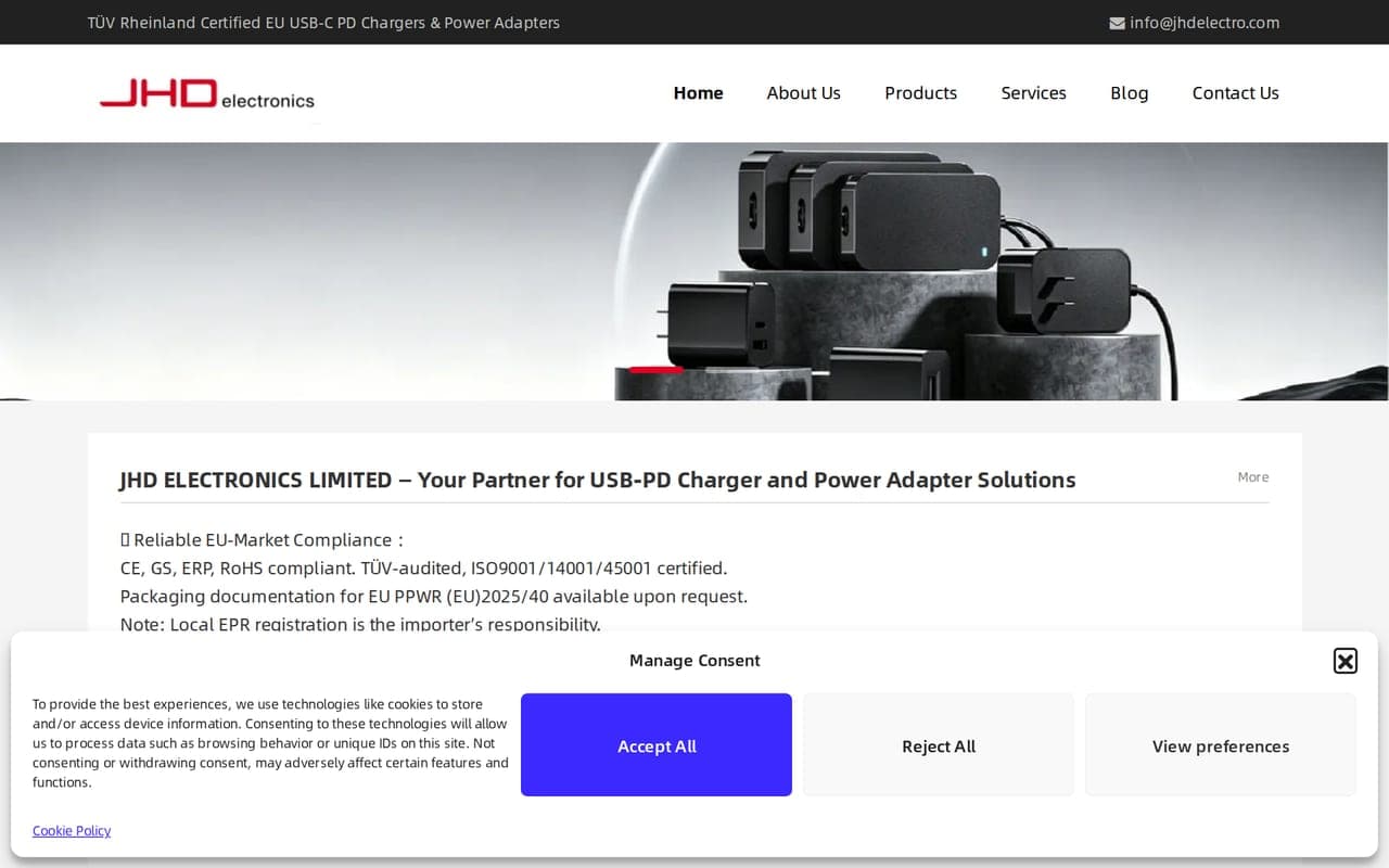 JHD ELECTRONICS LIMITED preview 1