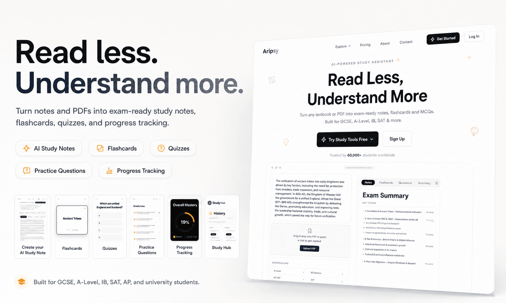 Aripsy – AI Study Tool | Exam-Ready Notes, Flashcards preview 1