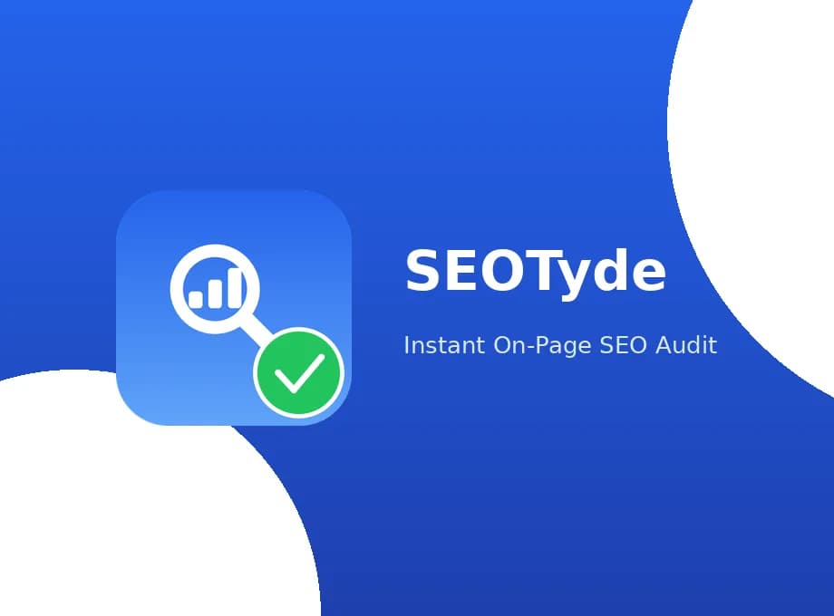 SEOTyde - Instant On-Page SEO Audit | Chrome & Firefox preview 1
