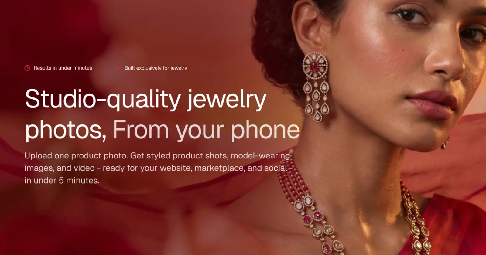 Hylo — AI Jewelry Photography & Studio Visuals From Phone preview 1