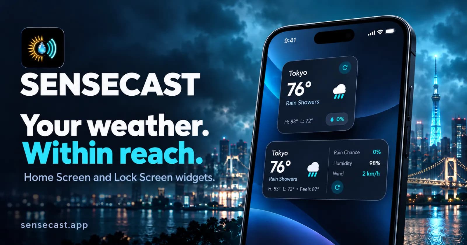 Sensecast — weather you can actually read preview 2
