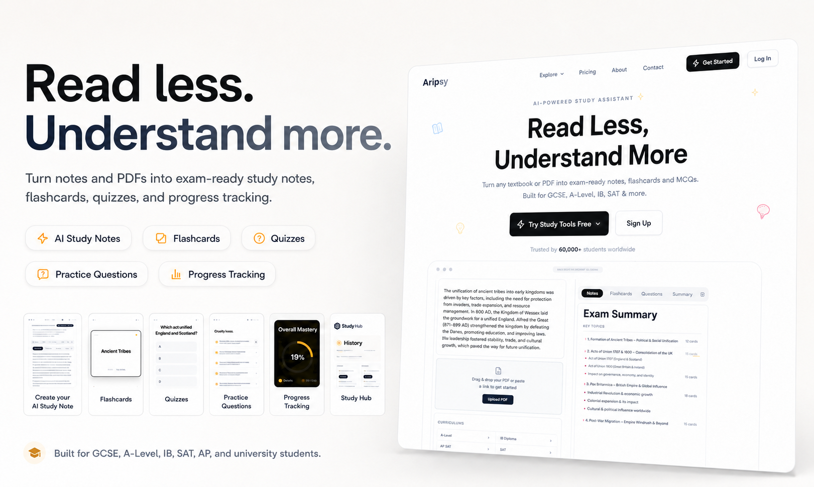 Aripsy – AI Study Tool | Exam-Ready Notes, Flashcards preview 1