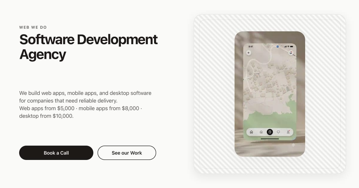 Software Development Agency | WEB WE DO preview 1