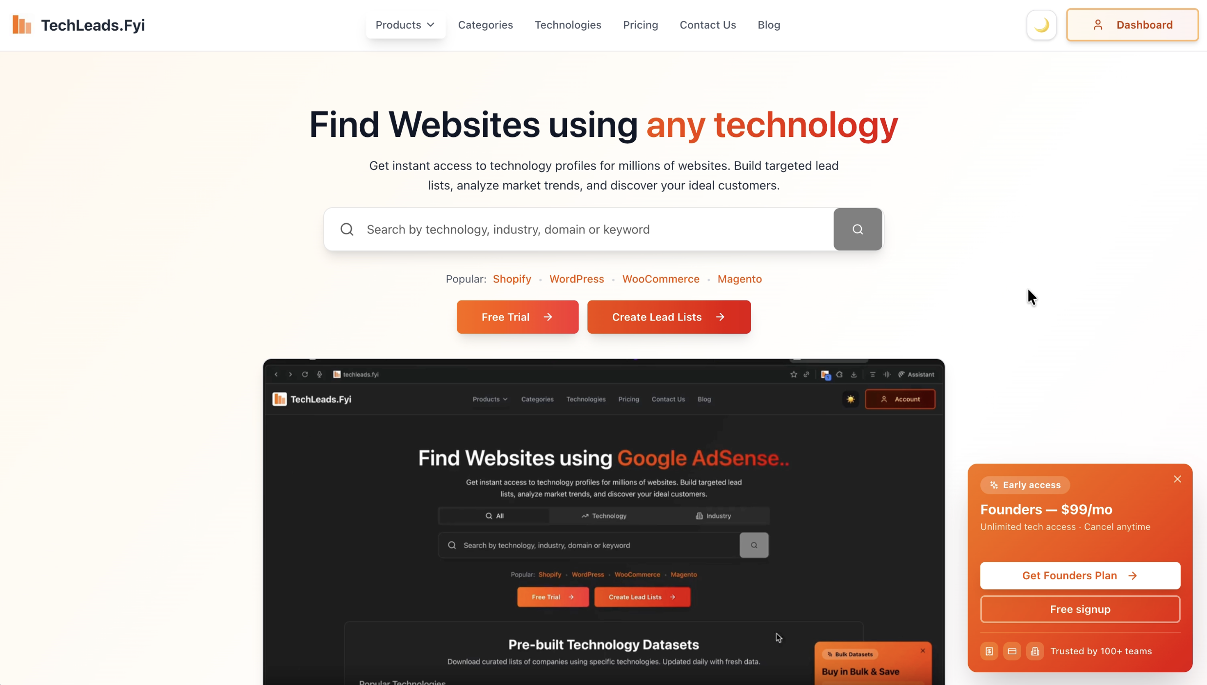 Find Leads by Tech Stack, a Cheaper BuiltWith Alternative preview 1
