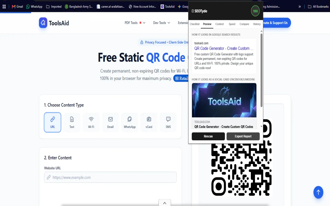 SEOTyde - Instant On-Page SEO Audit | Chrome & Firefox preview 3