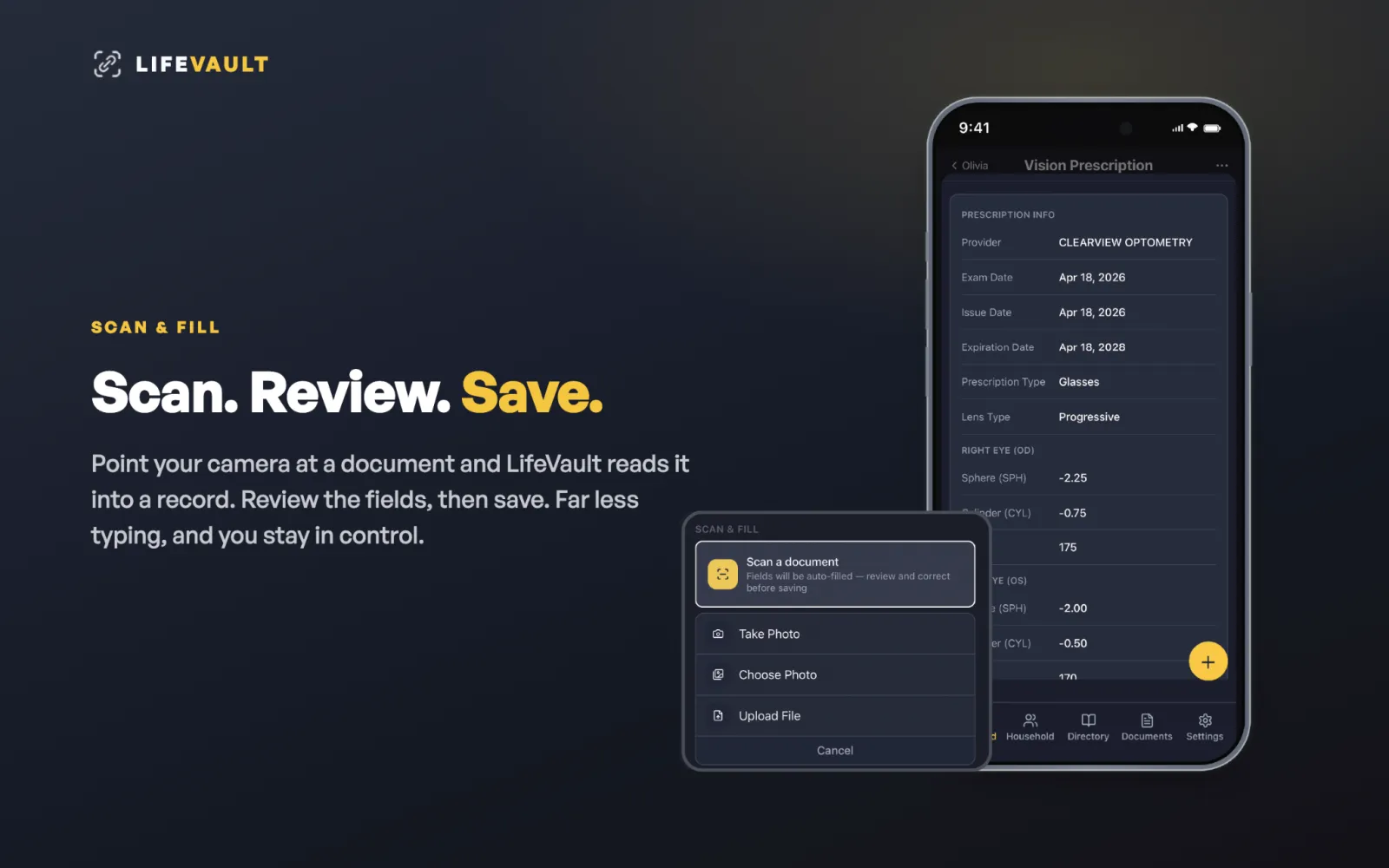 LifeVault: Family Organizer preview 2