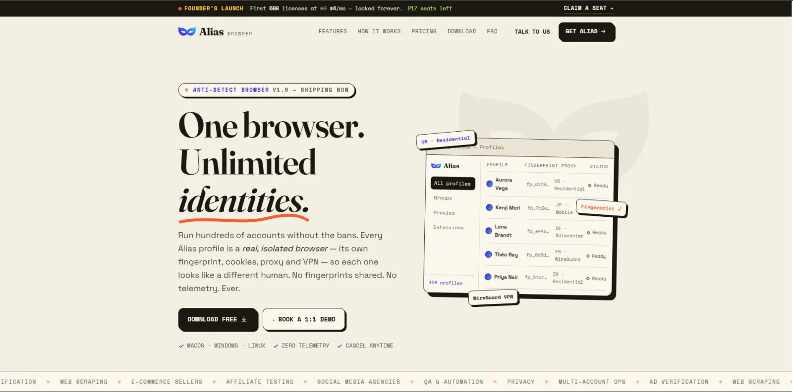 Alias Browser preview 1