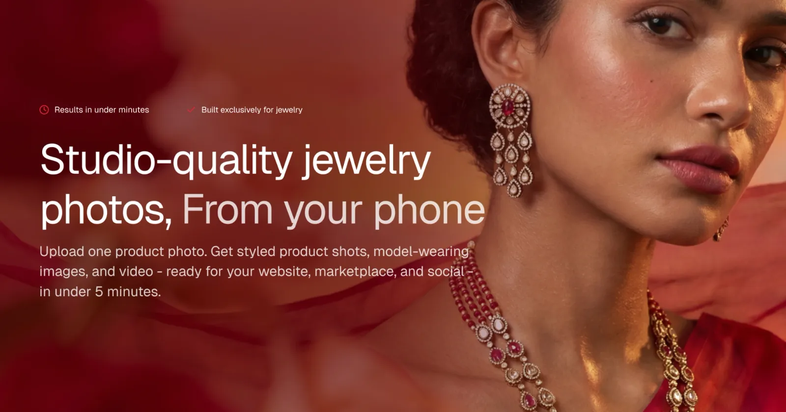 Hylo — AI Jewelry Photography & Studio Visuals From Phone preview 1