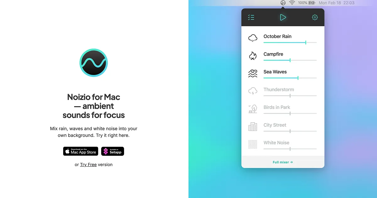 Noizio — Calm, Meditate, Sleep preview 1
