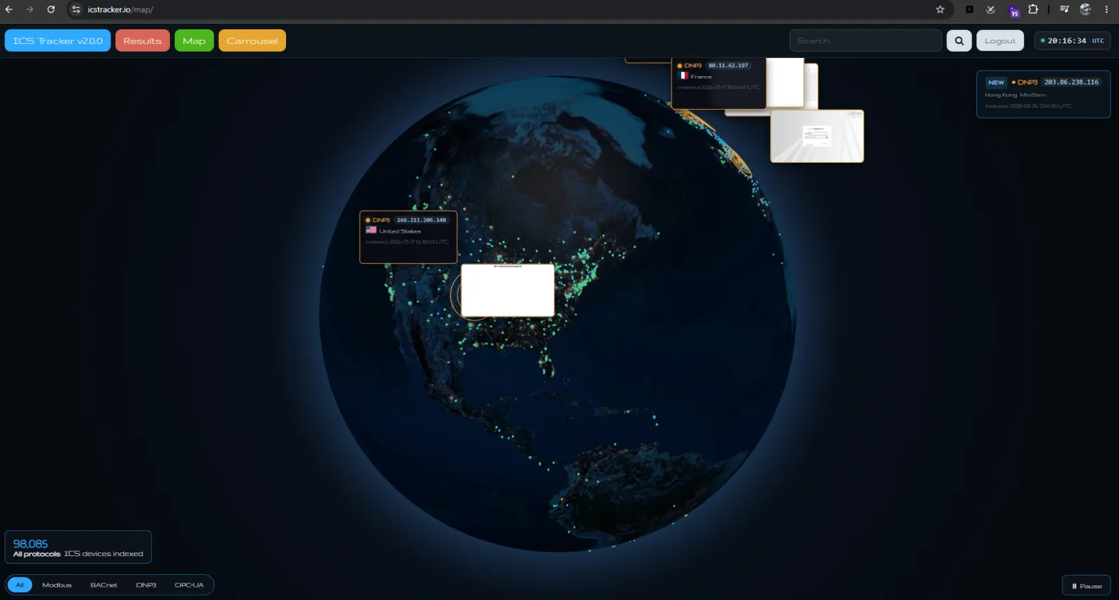 ICS Tracker | ICS & OT Exposure Intelligence preview 1