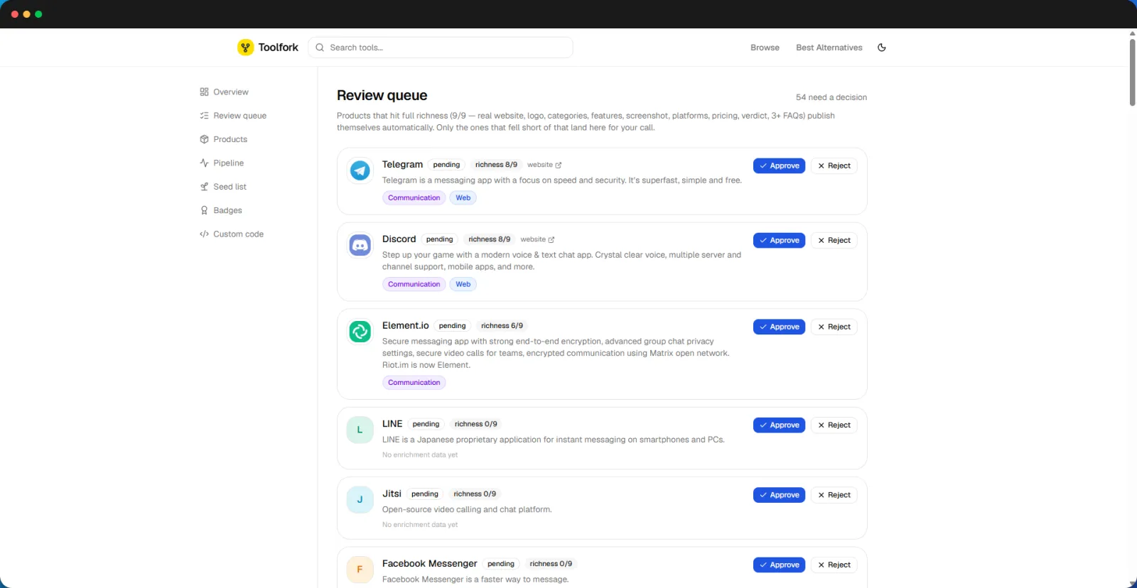Toolfork — Find the right SaaS alternative preview 5